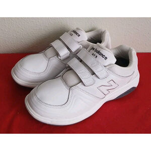 New Balance Women's Athletic Shoes WW813HWT White Style 813 Hook and Loop Sz. 9B